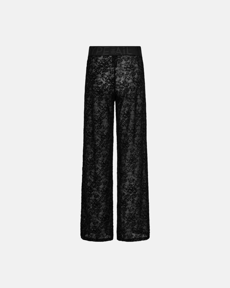 Lace Pants - Black -Hype the Detail