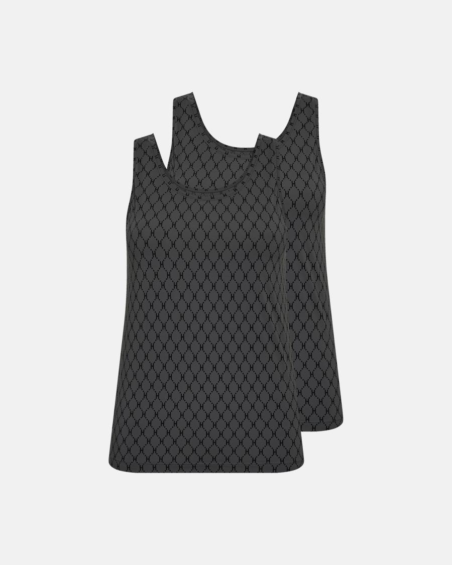 Logo Singlet 2-Pack - Grey -Hype the Detail
