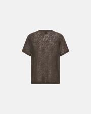 Lace Oversized T-Shirt - Brown -Hype the Detail