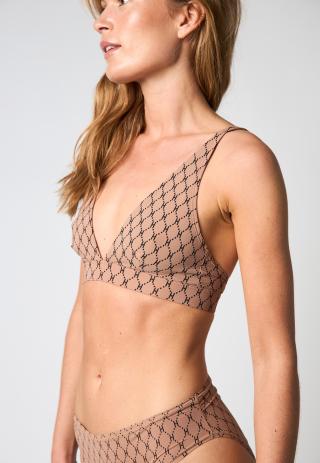 Logo Soft Bra 2-Pack - Brown -Hype the Detail