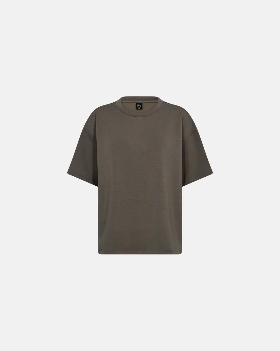 Sweat T-Shirt - Brown -Hype the Detail