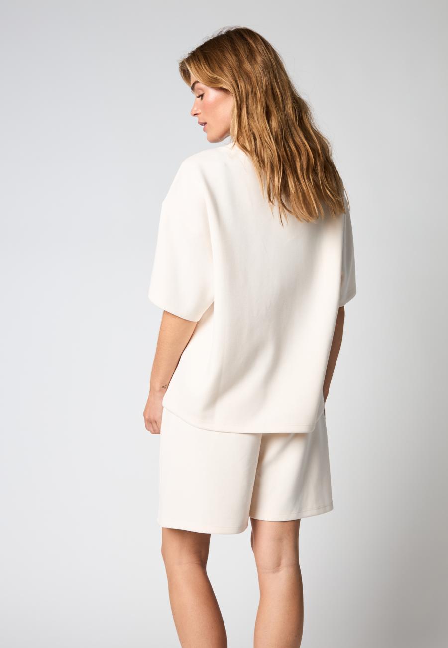 Sweat T-Shirt - Powder -Hype the Detail