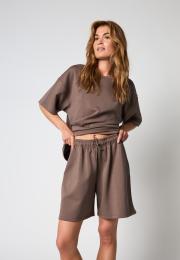 Sweat Shorts - Brown -Hype the Detail