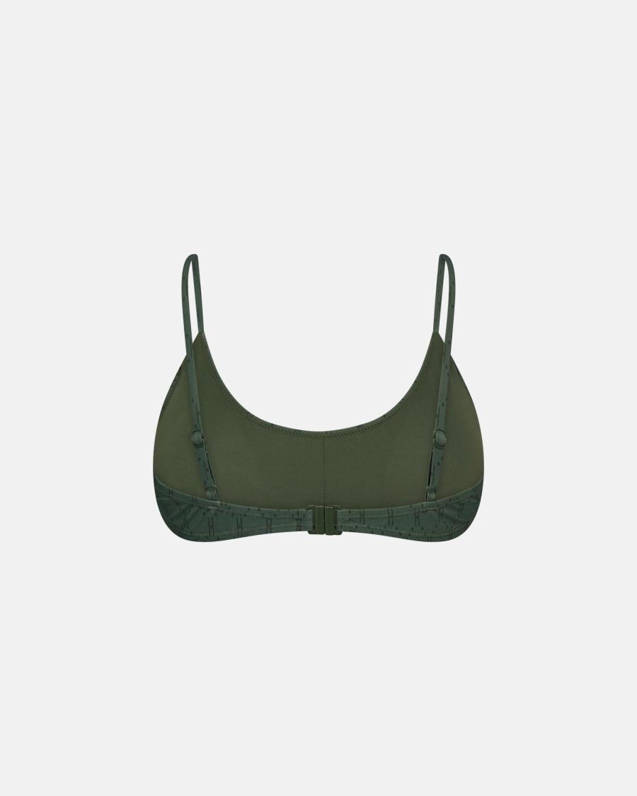 Bikini Soft Top - Green -Hype the Detail