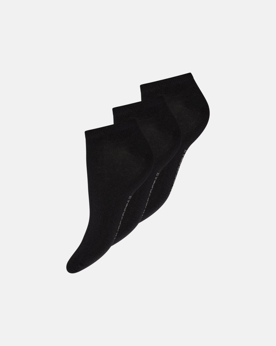 Sneaker Socks 3-pack – Black -Hype the Detail