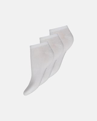 Sneaker Socks 3-pack – White -Hype the Detail