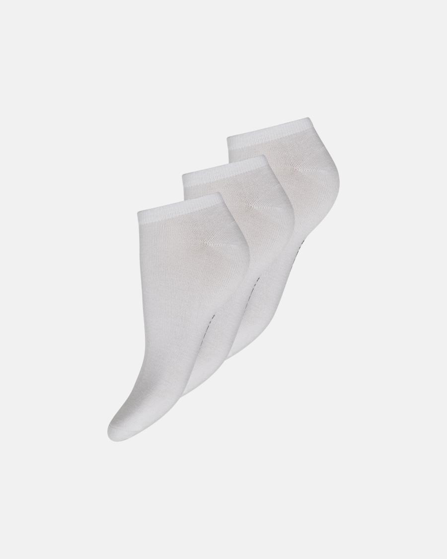 Sneaker Socks 3-pack – White -Hype the Detail