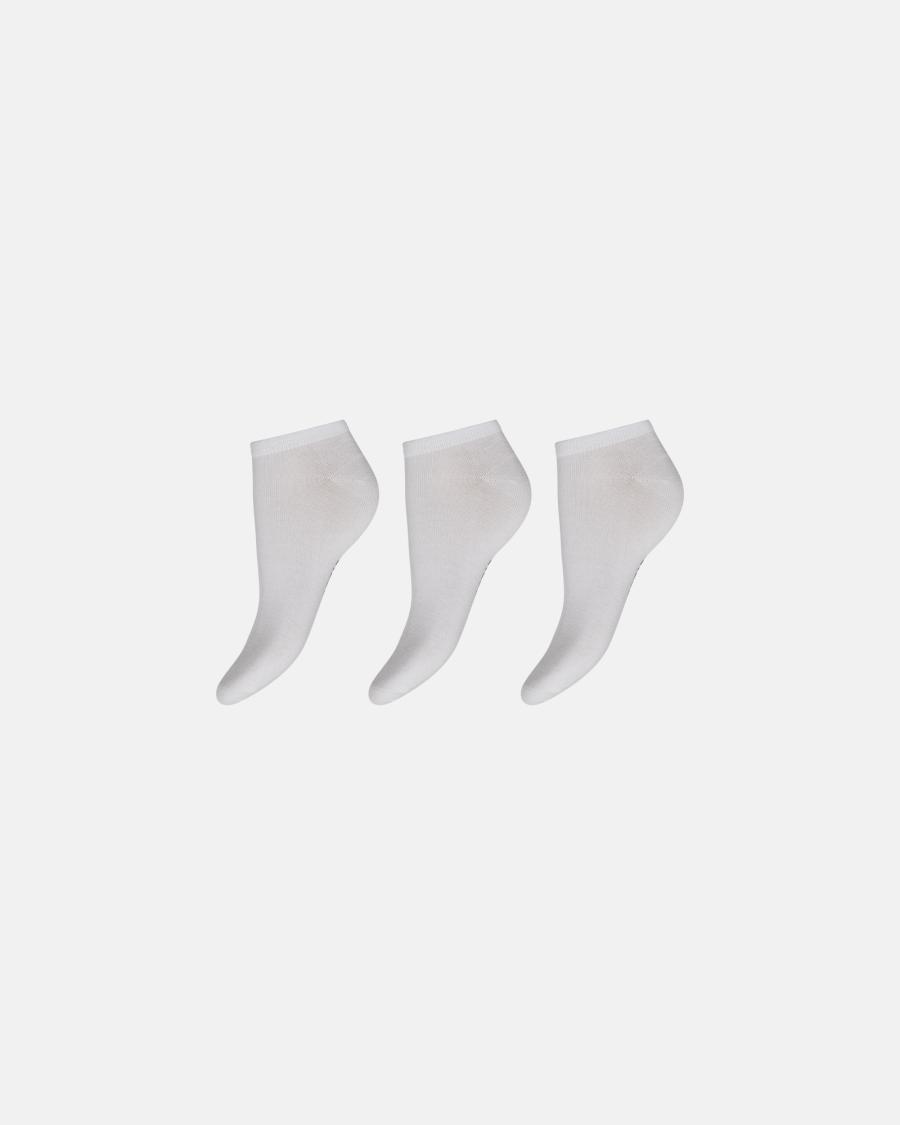 Sneaker Socks 3-pack – White -Hype the Detail