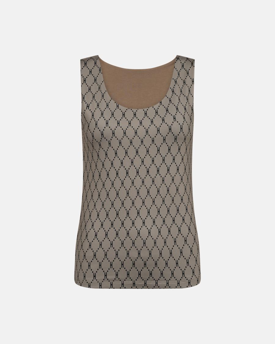 Logo Top - Beige -Hype the Detail
