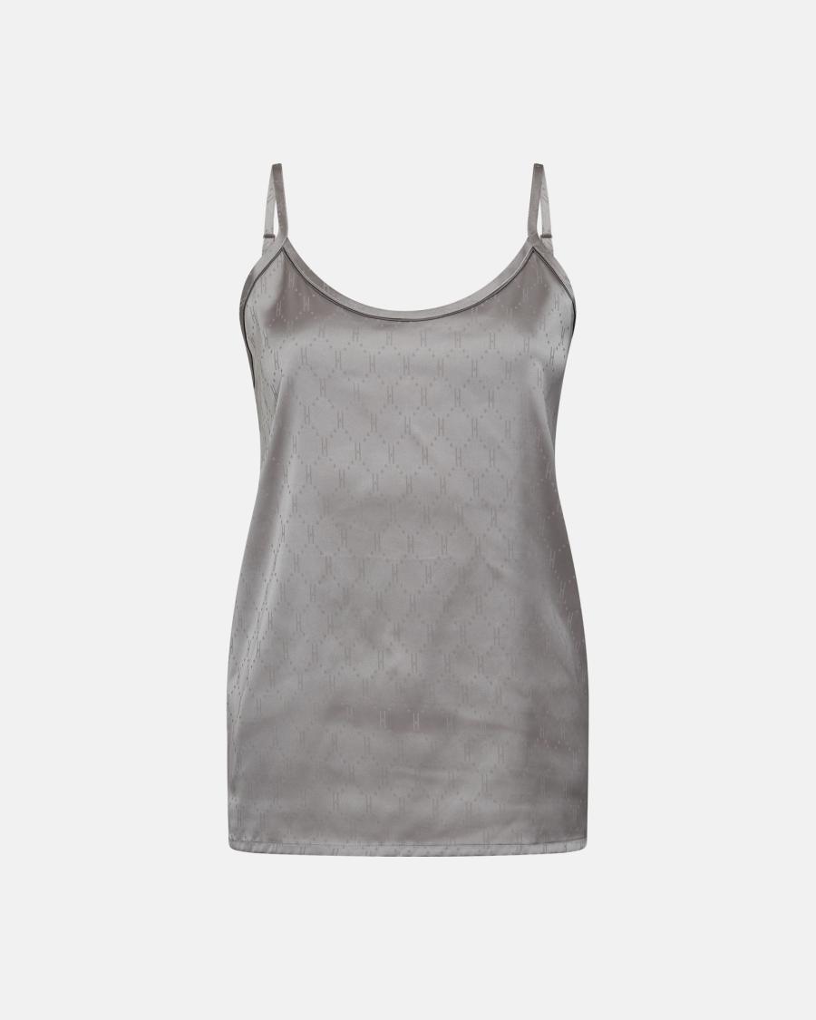 Logo Satin Set - Grey -Hype the Detail