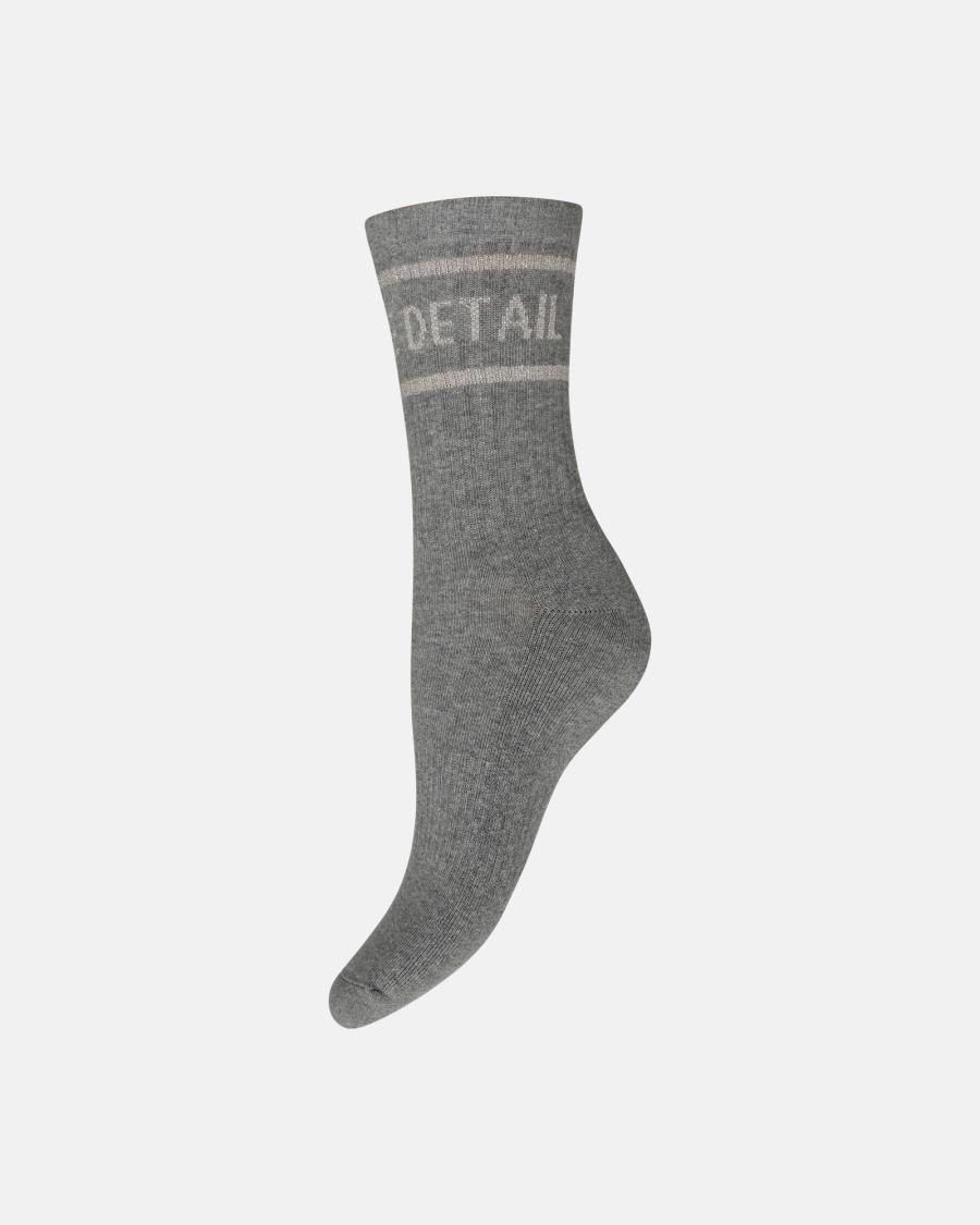 Logo Socks 2-Pack - Black &amp; Grey -Hype the Detail