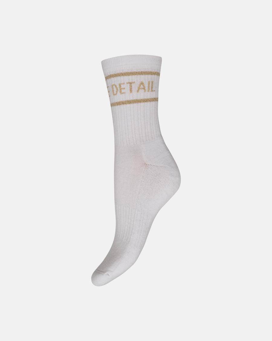 Logo Socks 2-Pack - Grey &amp; White -Hype the Detail