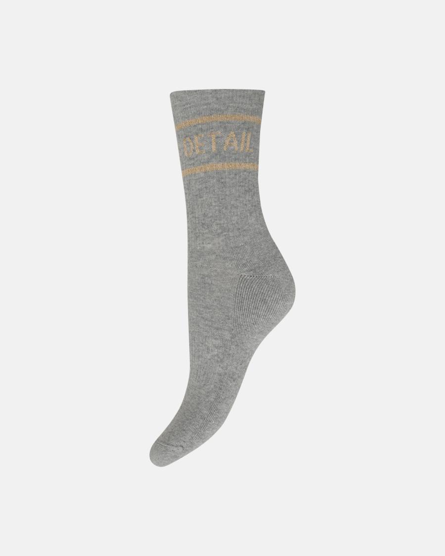 Logo Socks 2-Pack - Black &amp; Grey -Hype the Detail