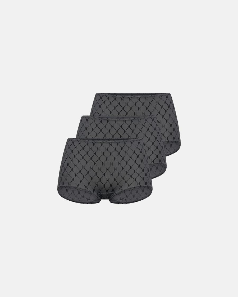 Logo Maxi 3-Pack - Grey -Hype the Detail