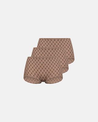 Logo Maxi 3-Pack - Brown -Hype the Detail