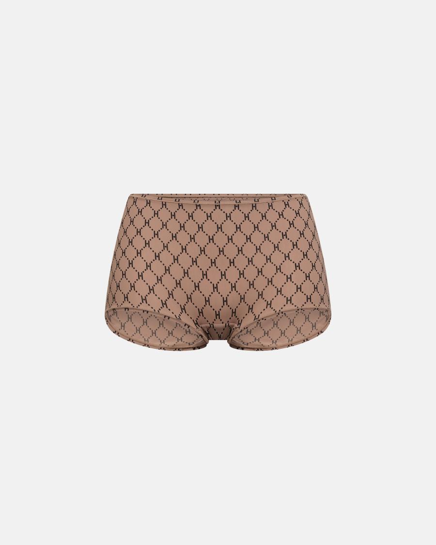 Logo Maxi 3-Pack - Brown -Hype the Detail