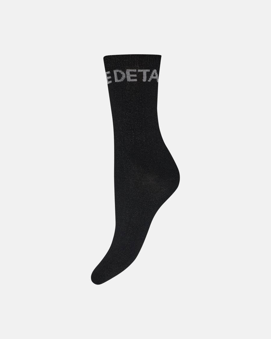 Glitter Socks - Black -Hype the Detail