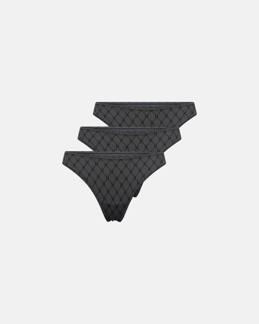 Logo String 3-Pack - Grey -Hype the Detail