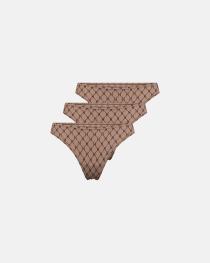 Logo String 3-Pack - Brown -Hype the Detail