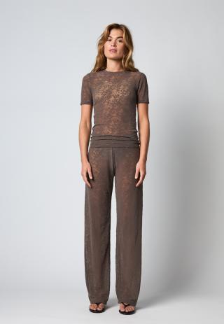 Lace Pants - Brown