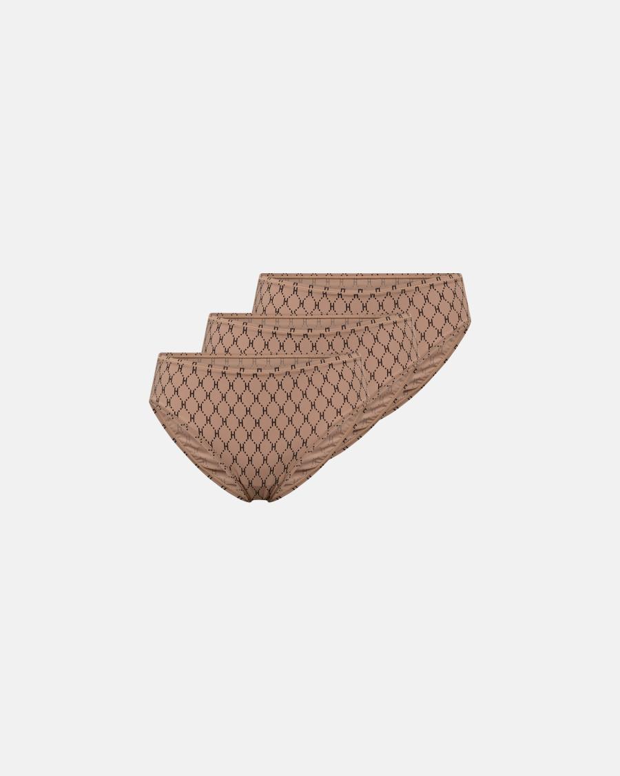 Logo Tai 3-Pack - Brown -Hype the Detail