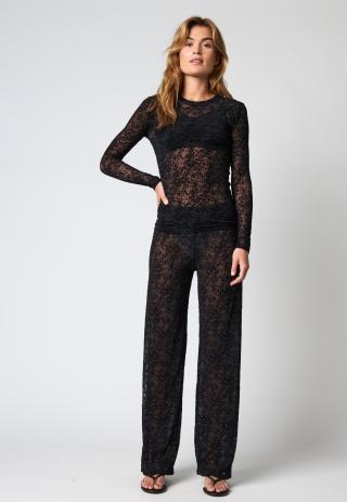 Lace Pants - Black