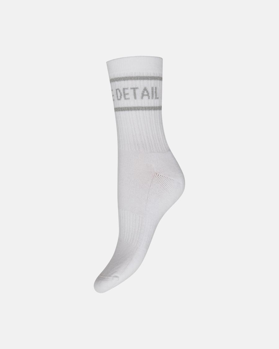 Logo Socks 2-Pack - Silver, Black &amp; White -Hype the Detail