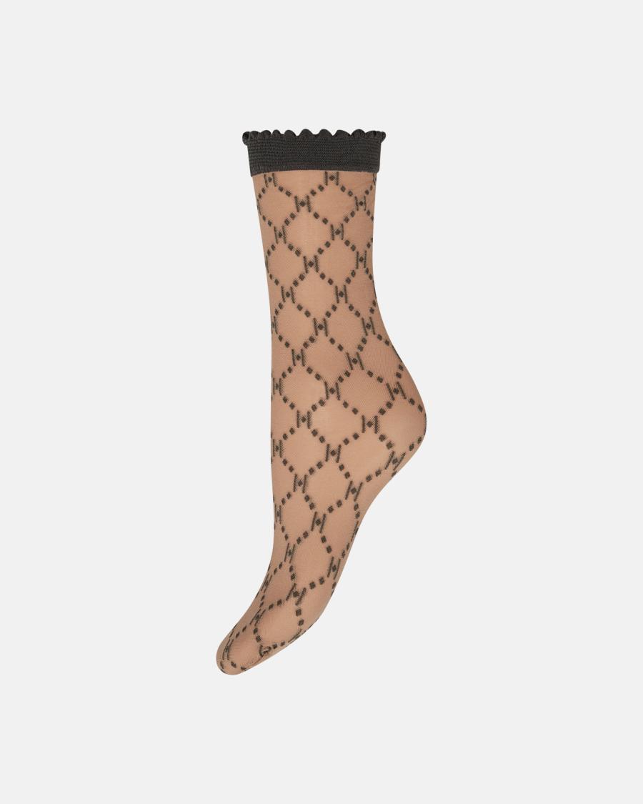 Logo Socks 25 Denier - Grey -Hype the Detail