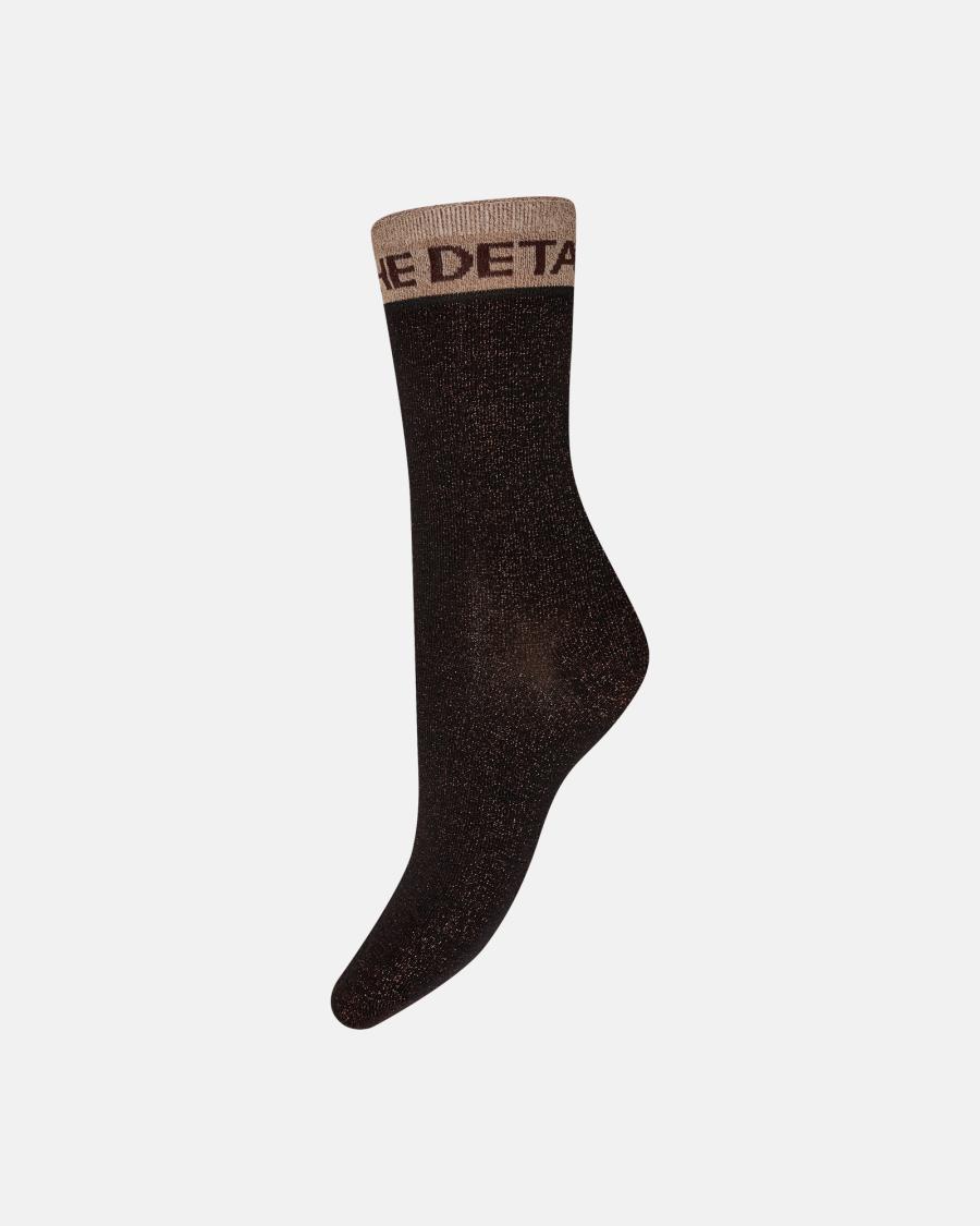 Glitter Socks 3-Pack - Black, Brown -Hype the Detail