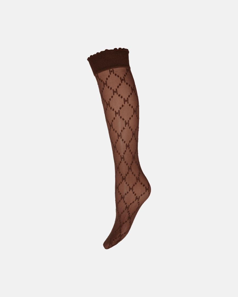 Logo Knee High - Brown -Hype the Detail