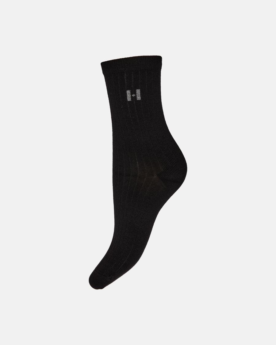 Logo Tennis Socks - Black -Hype the Detail