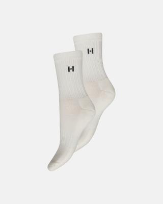 Logo Tennis Socks 2-Pack - White -Hype the Detail Logo Tennis Socks 2-Pack - White -Hype the Detail