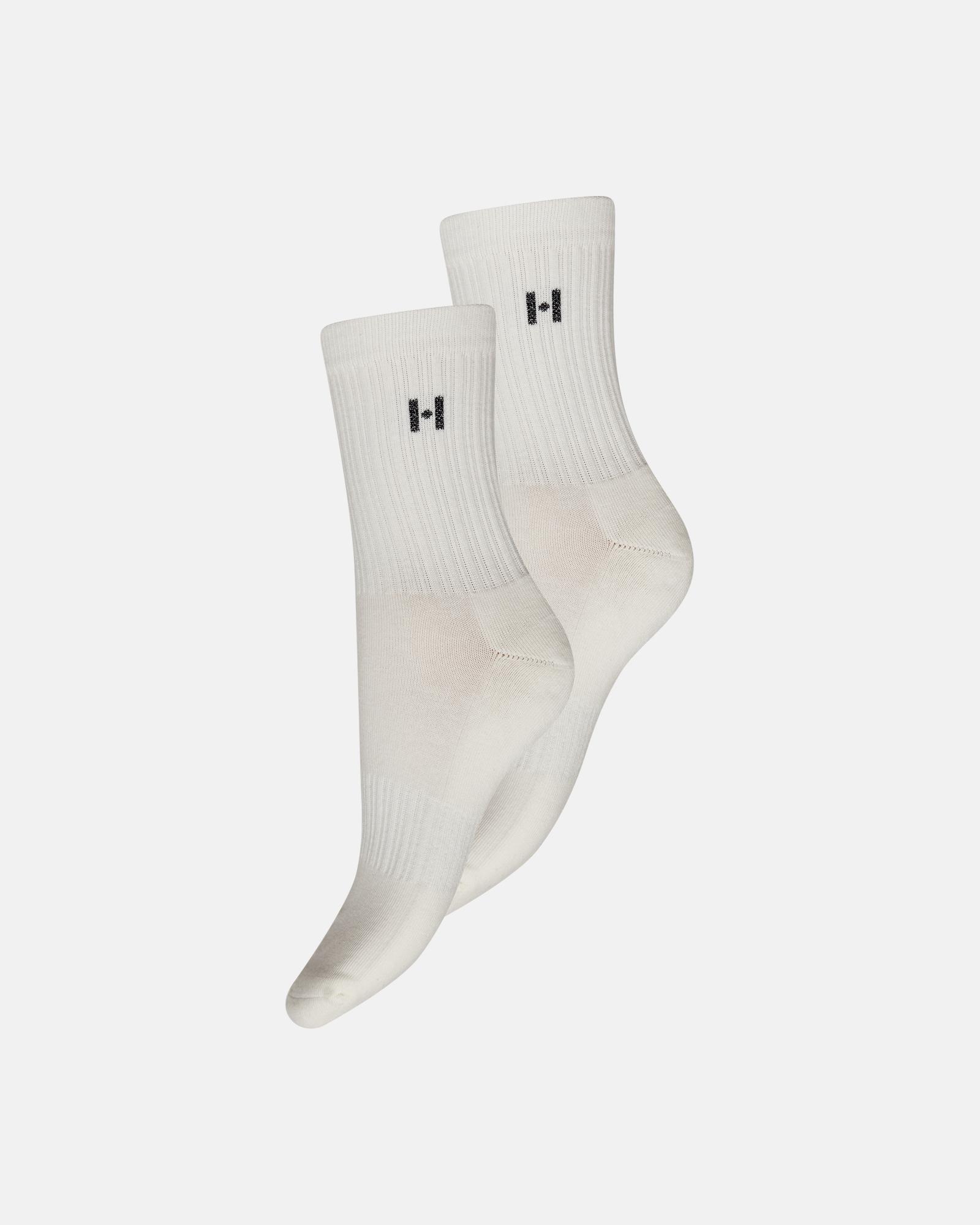 Logo Tennis Socks 2-Pack - White