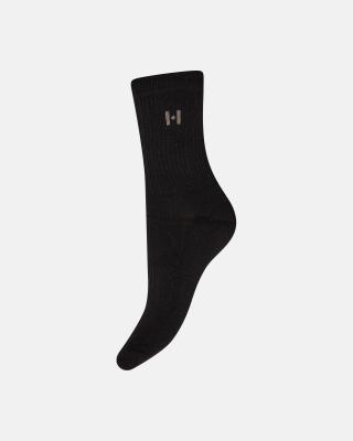 Logo Tennis Socks 2-Pack - Black -Hype the Detail Logo Tennis Socks 2-Pack - Black -Hype the Detail
