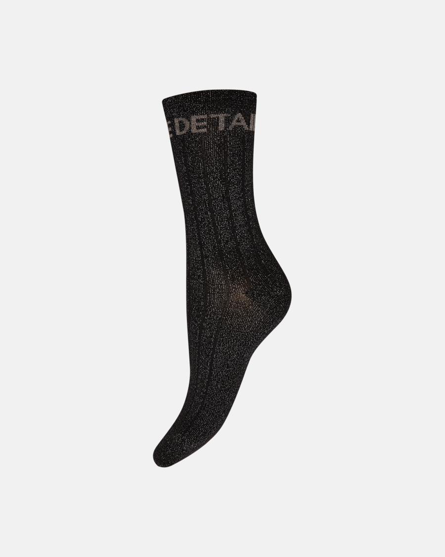 Glitter Socks - Black -Hype the Detail