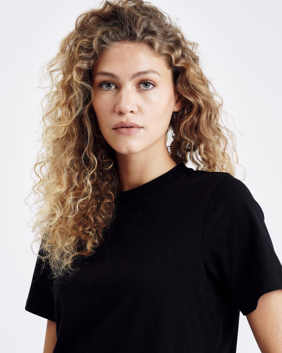 Logo Oversize Burn-out T-shirt - Black -Hype the Detail
