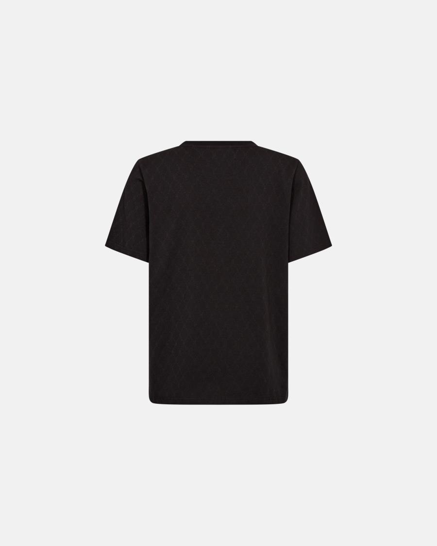 Logo Oversize Burn-out T-shirt - Black -Hype the Detail