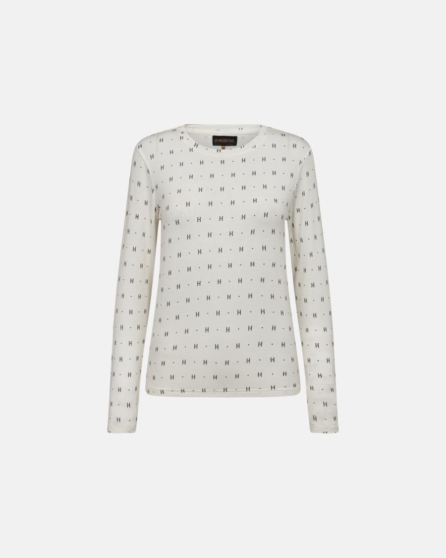 Cashmere-blend T-shirt - White -Hype the Detail