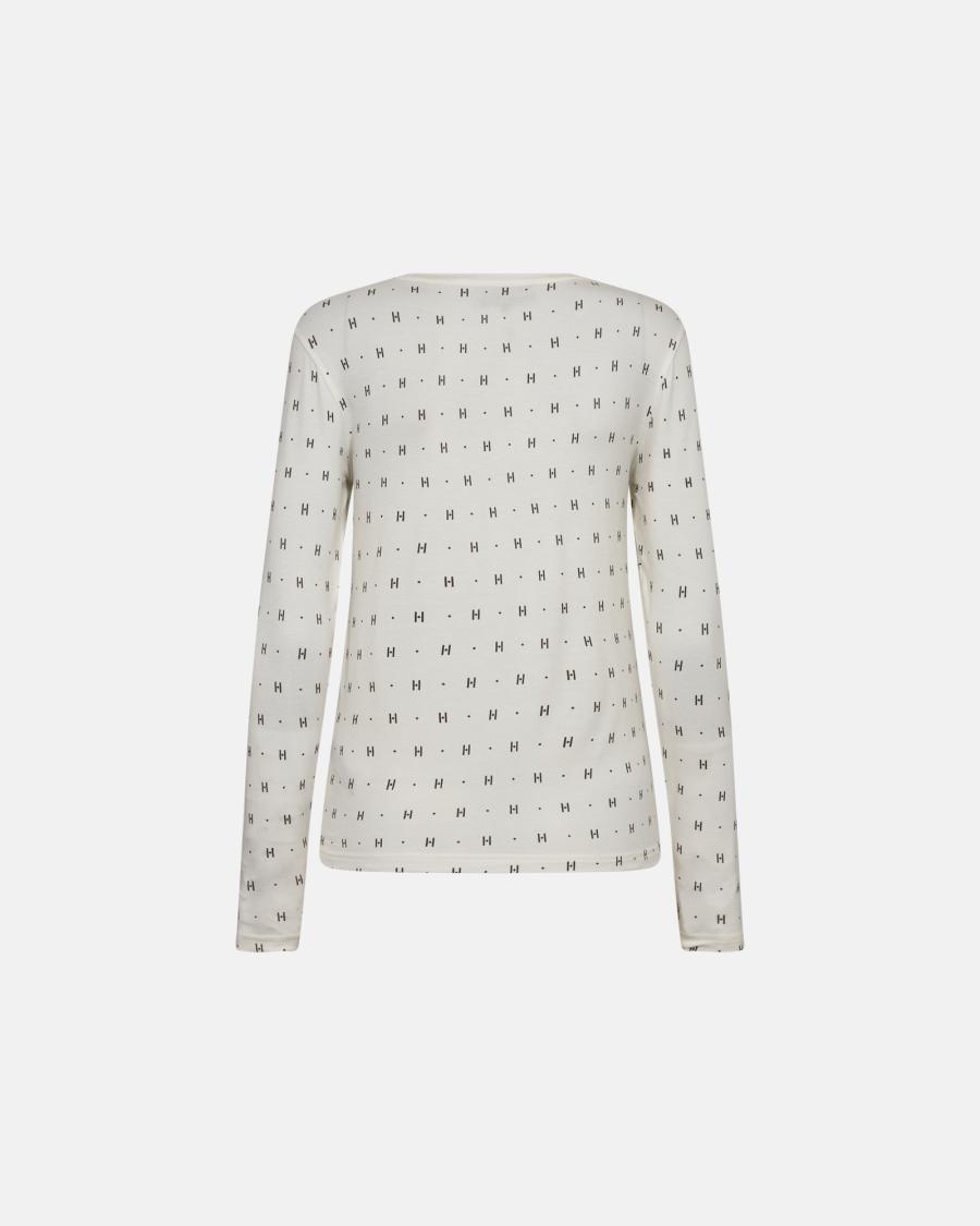 Cashmere-blend T-shirt - White -Hype the Detail
