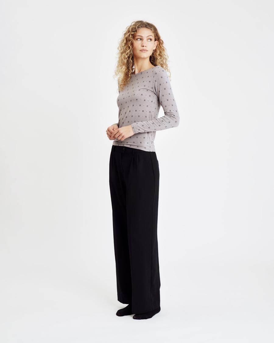 Cashmere-blend T-shirt - Sand -Hype the Detail