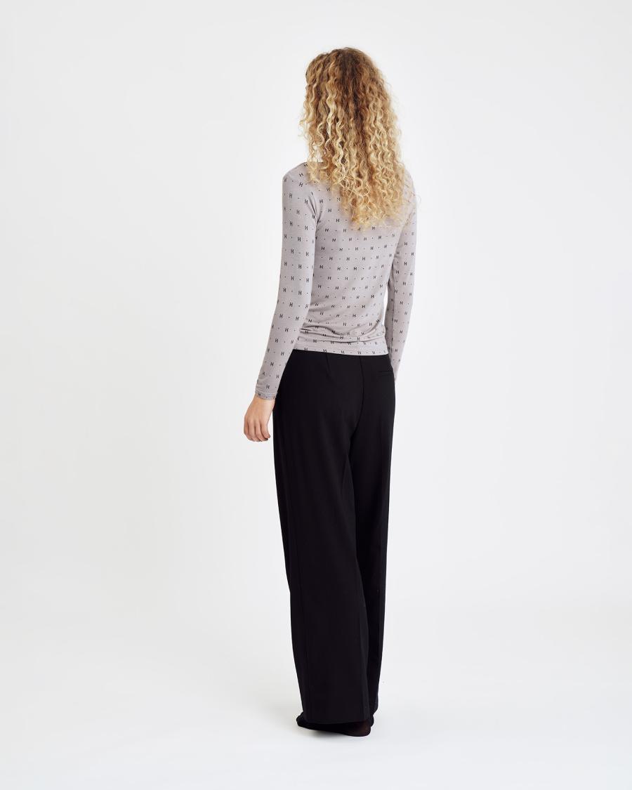Cashmere-blend T-shirt - Sand -Hype the Detail