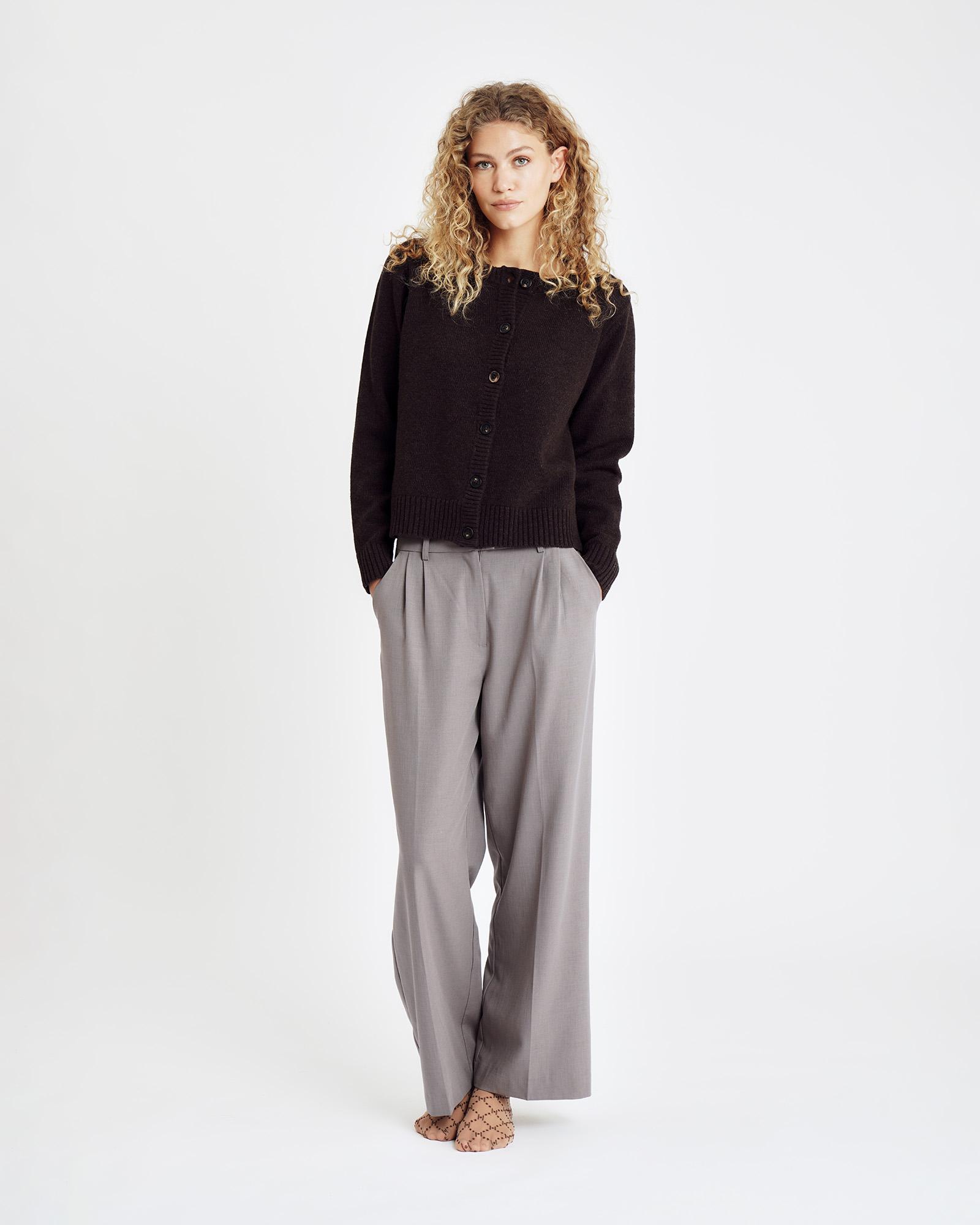 Knit Cardigan - Brown