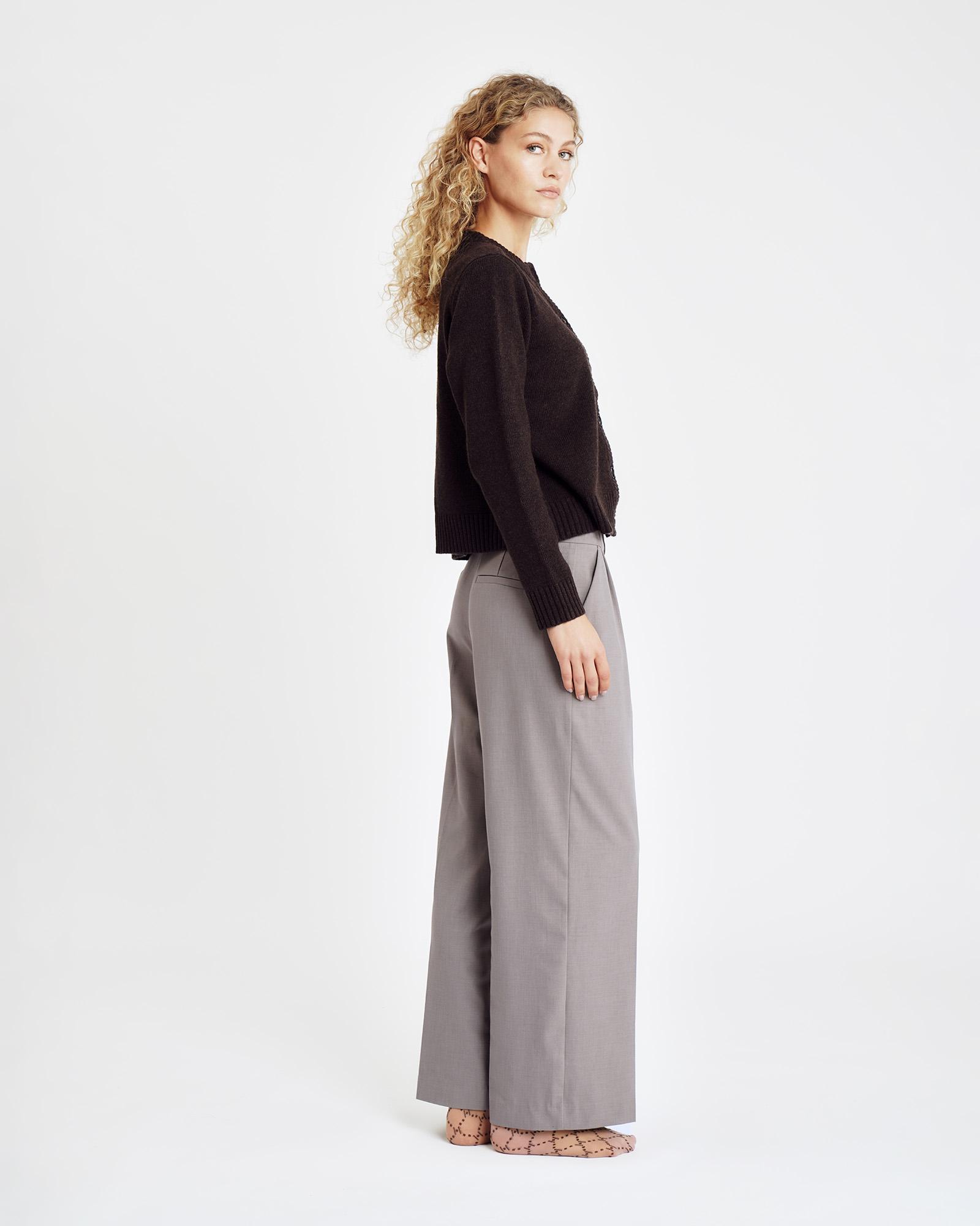 Knit Cardigan - Brown