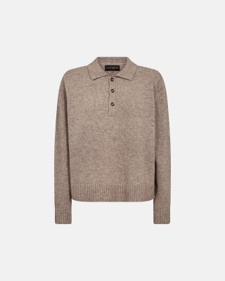 Knit Polo - Sand -Hype the Detail Knit Polo - Sand -Hype the Detail