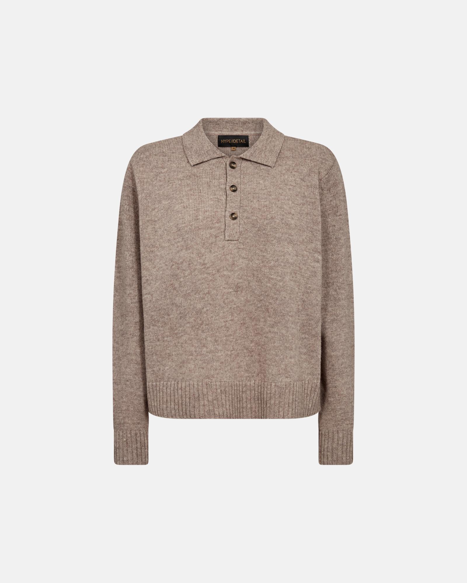 Knit Polo - Sand