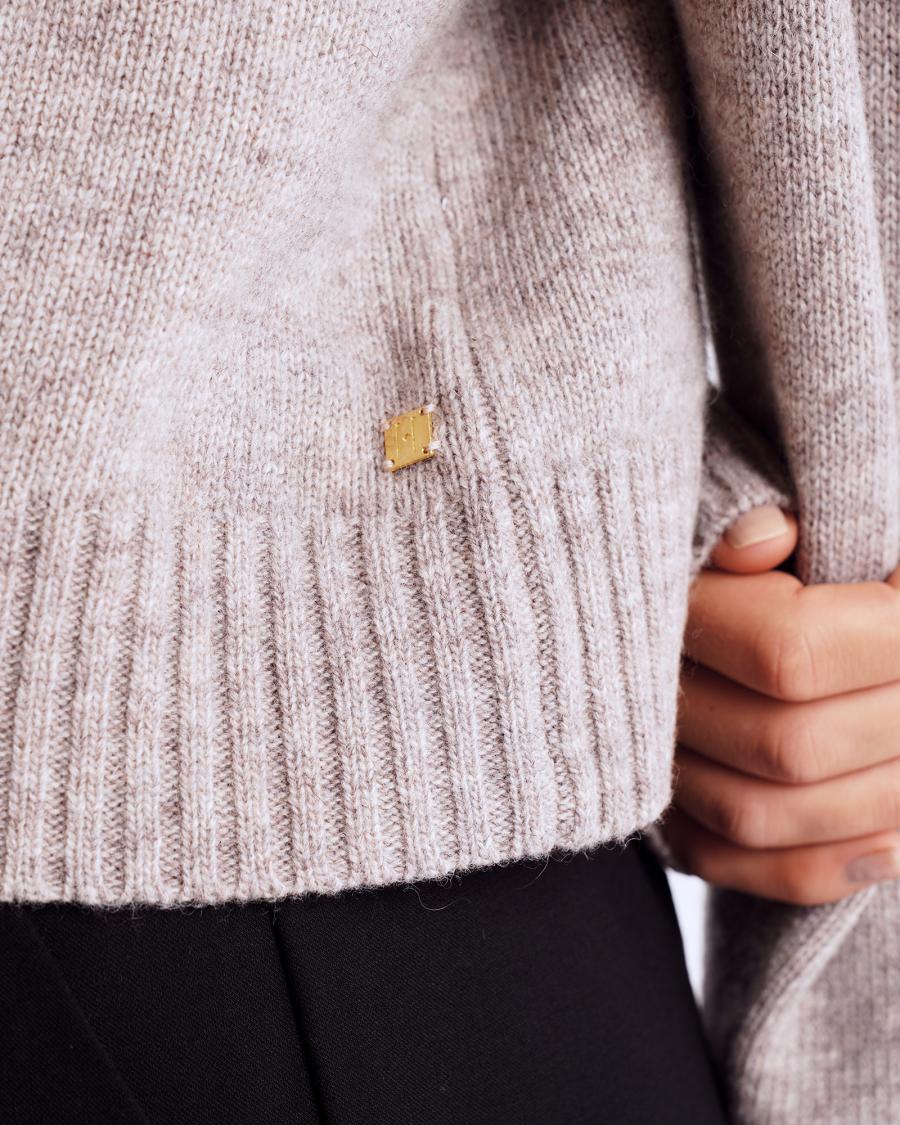 Knit Polo - Sand -Hype the Detail