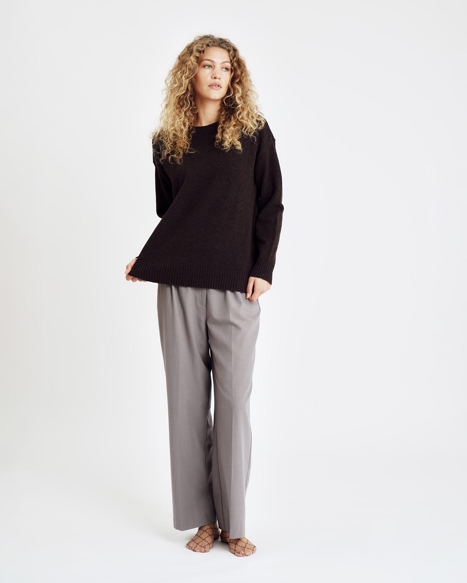 Knit Pullover - Brown