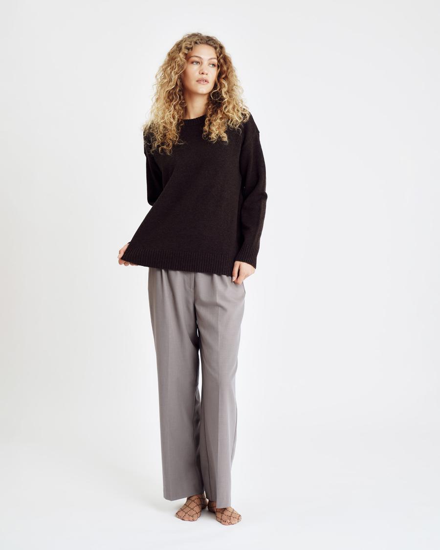 Knit Pullover - Brown