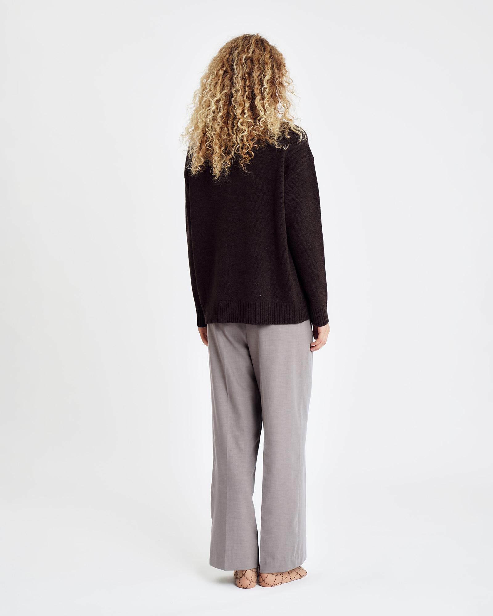 Knit Pullover - Brown