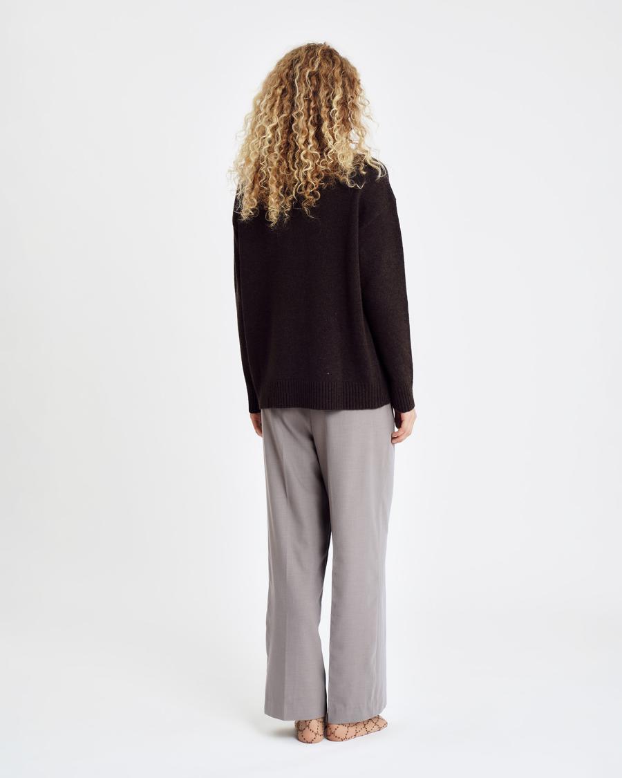 Knit Pullover - Brown